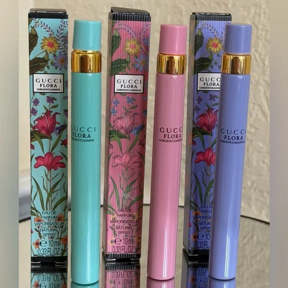 Gucci Flora Set Gorgeous Jasmine Gorgeous Magnolia & Gorgeous Gardenia EDP - Picture 2 of 15